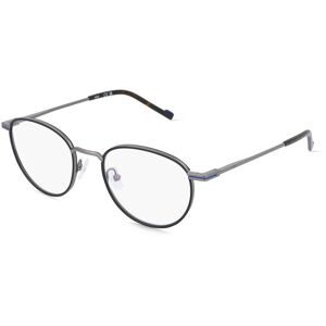 Marchon Germany GmbH Zeiss ZS25168 Herren-Brille inkl. Gläser Vollrand Oval Metall-Gestell 51/21/145, Grau