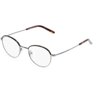 Optic Prima HK Fielmann OPH 9952 CL Unisex-Brille inkl. Gläser Vollrand Panto Metall-Gestell 47/20/135, Grau