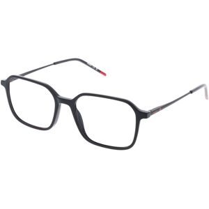 Safilo GmbH Hugo HG 1289 Herren-Brille inkl. Gläser Vollrand Geometrisch Acetat-Gestell 52/17/145, Schwarz