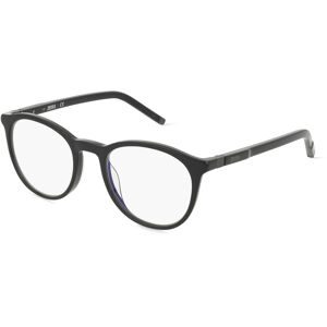 Marchon Germany GmbH zeiss ZS22516 Unisex-Brille inkl. Gläser Vollrand Panto Acetat-Gestell 50/20/145, Schwarz