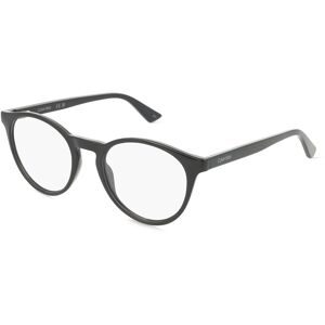 Marchon Germany GmbH Calvin Klein CK23549 Unisex-Brille inkl. Gläser Vollrand Panto Kunststoff-Gestell 50/19/145, Schwarz