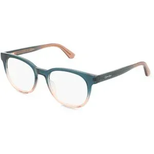 Marchon Germany GmbH Calvin Klein CK24522 Unisex-Brille inkl. Gläser Vollrand Oval Acetat-Gestell 50/18/145, Blau