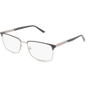 Marchon Germany GmbH Calvin Klein CK25106 Herren-Brille inkl. Gläser Vollrand Eckig Metall-Gestell 56/17/150, Schwarz