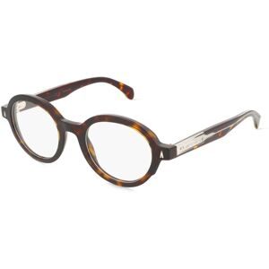 Luxottica Fashion Brillen Vertriebs GmbH Moncler ME2005 Unisex-Brille inkl. Gläser Vollrand Rund Acetat-Gestell 49/21/145, Braun