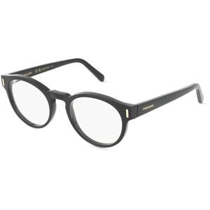 Marchon Germany GmbH Ferragamo SF2998 Unisex-Brille inkl. Gläser Vollrand Panto Acetat-Gestell 50/20/145, Schwarz