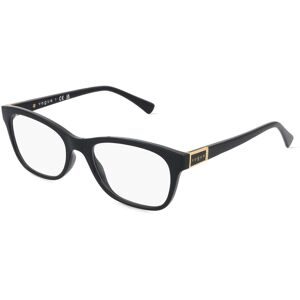 Luxottica Fashion Brillen Vertriebs GmbH Vogue VO5424B Damen-Brille inkl. Gläser Vollrand Quadratisch Acetat-Gestell 51/18/140, Schwarz