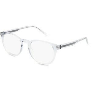 Safilo SpA Hugo HG 1360 Herren-Brille inkl. Gläser Vollrand Panto Kunststoff-Gestell 51/20/145, Grau