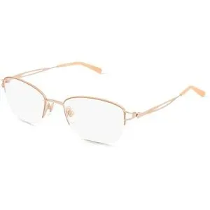 Optic Prima Co., Ltd. Fielmann TITANIUM 207 CL ULLA Damen-Brille inkl. Gläser Halbrand Quadratisch Beta Titan-Gestell 51/19/135, Beige