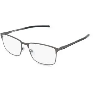 Marcolin Deutschland GmbH adidas SP5094 Herren-Brille inkl. Gläser Vollrand Eckig Metall-Gestell 57/17/140, Grau