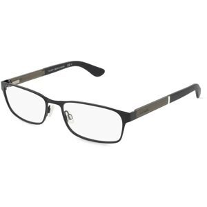 Safilo GmbH Tommy Hilfiger Eyewear TH 1479 Herren-Brille inkl. Gläser Vollrand Quadratisch Metall-Gestell 54/17/145, Schwarz