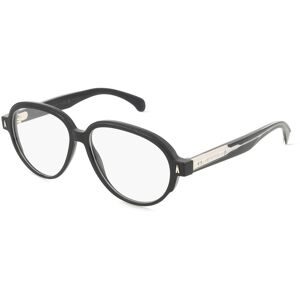 Luxottica Fashion Brillen Vertriebs GmbH Moncler ME2003 Unisex-Brille inkl. Gläser Vollrand Pilot Acetat-Gestell 55/13/145, Schwarz