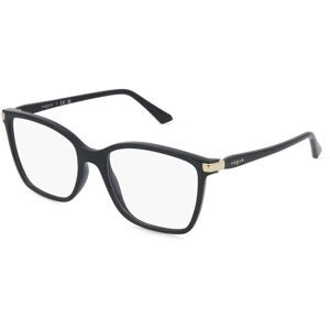 Luxottica Fashion Brillen Vertriebs GmbH Vogue 0VO5654 Damen-Brille inkl. Gläser Vollrand Quadratisch Kunststoff-Gestell 53/17/140, Schwarz