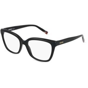 Safilo GmbH Missoni 0116 Damen-Brille inkl. Gläser Vollrand Cat Eye Metall-Gestell 53/17/145, Schwarz