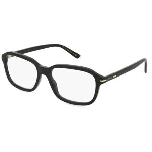 Kering Eyewear Spa Gucci GG1446O Unisex-Brille inkl. Gläser Vollrand Quadratisch Acetat-Gestell 56/18/145, Schwarz