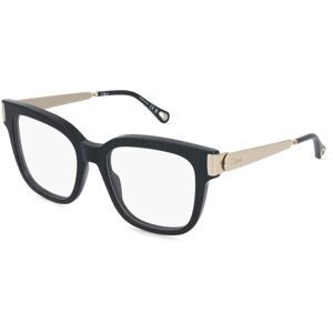 Kering Eyewear Spa Chloé CH0353O Damen-Brille inkl. Gläser Vollrand Eckig Acetat-Gestell 52/18/140, Schwarz