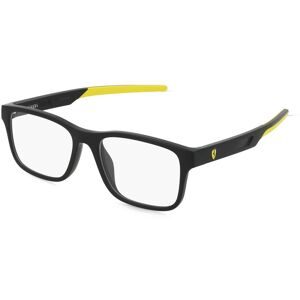 Luxottica Fashion Brillen Vertriebs GmbH Scuderia Ferrari 0FZ8003U Herren-Brille inkl. Gläser Vollrand Quadratisch Acetat-Gestell 54/17/145, Schwarz