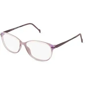 Stepper Eyewear LTD. Fielmann COMFORT 114 CL Damen-Brille inkl. Gläser Vollrand Quadratisch TR90-Gestell 52/13/130, Lila