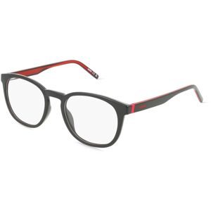 Safilo SpA Hugo HG 1360 Herren-Brille inkl. Gläser Vollrand Panto Kunststoff-Gestell 51/20/145, Schwarz