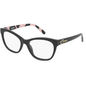 Safilo GmbH Love Moschino MOL598 Damen-Brille inkl. Gläser Vollrand Cat Eye Acetat-Gestell 53/18/140, Schwarz