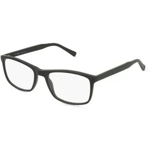 C&S CO. LTD. Fielmann ABC 062 CL DAVID Herren-Brille inkl. Gläser Vollrand Quadratisch Acetat-Gestell 53/19/145, Schwarz