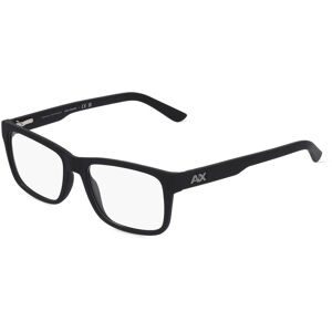 Luxottica Fashion Brillen Vertriebs GmbH Armani Exchange AX3016 Herren-Brille inkl. Gläser Vollrand Quadratisch Acetat-Gestell 53/17/145, Schwarz