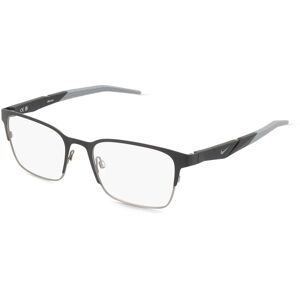 Marchon Germany GmbH Nike NK8185 Herren-Brille inkl. Gläser Vollrand Eckig Metall-Gestell 56/20/145, Schwarz
