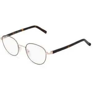 Wenzhou Ouhai Glasses Co., Ltd. Fielmann OU 022 FLEX CL Unisex-Brille inkl. Gläser Vollrand Panto Edelstahl-Gestell 50/22/145, Braun