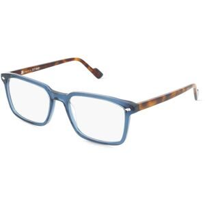 DE RIGO Vision D.A.CH. GmbH Sting VST511 Unisex-Brille inkl. Gläser Vollrand Quadratisch Acetat-Gestell 54/19/145, Blau