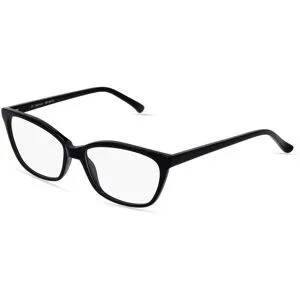 C&S CO. LTD. Fielmann ABC 069 CL Damen-Brille inkl. Gläser Vollrand Butterfly Acetat-Gestell 52/16/135, Schwarz
