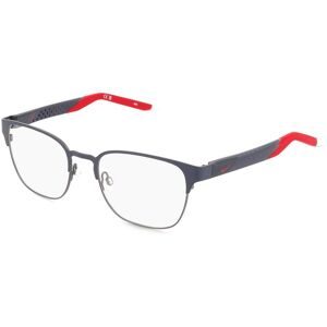 Marchon Germany GmbH Nike 8156 Herren-Brille inkl. Gläser Vollrand Quadratisch Metall-Gestell 52/19/140, Grau