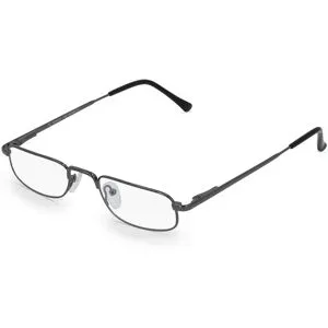 Suncute Industries Co., Ltd. Fielmann MC 254 FLEX TR Herren-Brille inkl. Gläser Vollrand Halb Metall-Gestell 49/21/145, Grau