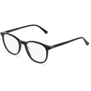Wenzhou Lanson International Co., Ltd. Fielmann LN 028 CL Unisex-Brille inkl. Gläser Vollrand Panto Acetat-Gestell 51/19/145, Schwarz