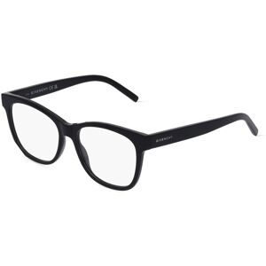 Thélios Givenchy GV50027I Unisex-Brille inkl. Gläser Vollrand Butterfly Acetat-Gestell 54/16/145, Schwarz