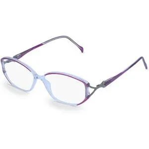 Stepper Eyewear LTD. Fielmann COMFORT 035 TR Damen-Brille inkl. Gläser Vollrand Quadratisch TR90-Gestell 52/12/130, Lila