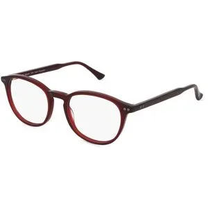 Wenzhou Lanson International Co., Ltd. Fielmann LN 051 CL SAM Unisex-Brille inkl. Gläser Vollrand Panto Acetat-Gestell 49/19/145, Rot