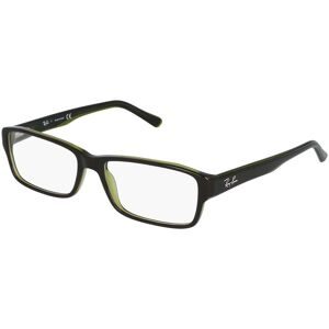 Luxottica Fashion Brillen Vertriebs GmbH Ray-Ban RB 5169 Herren-Brille inkl. Gläser Vollrand Quadratisch Kunststoff-Gestell 52/16/145, Braun