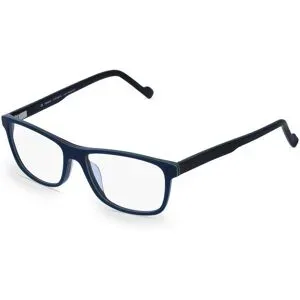 Design Eyewear Group Germany GmbH Fielmann 2172 FLEX CL Herren-Brille inkl. Gläser Vollrand Quadratisch Acetat-Gestell 54/16/145, Blau