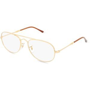 Luxottica Fashion Brillen Vertriebs GmbH Ray-Ban VISTA RX3735V BAIN BRIDGE Unisex-Brille inkl. Gläser Vollrand Pilot Metall-Gestell 55/17/140, Gold