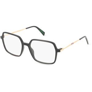 Safilo GmbH Levi?s LV 1072 Damen-Brille inkl. Gläser Vollrand Eckig Kunststoff-Gestell 53/17/140, Schwarz