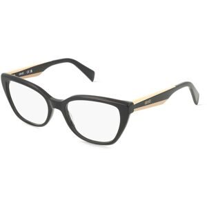 Marchon Germany GmbH Liu Jo LJ2838 Damen-Brille inkl. Gläser Vollrand Cat Eye Acetat-Gestell 53/18/140, Schwarz