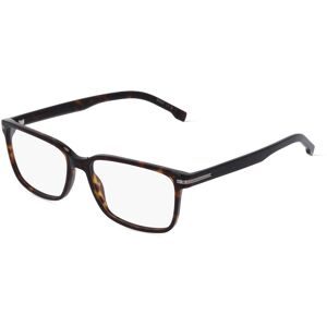Safilo SpA Boss 1511 Herren-Brille inkl. Gläser Vollrand Quadratisch Acetat-Gestell 57/16/145, Havanna