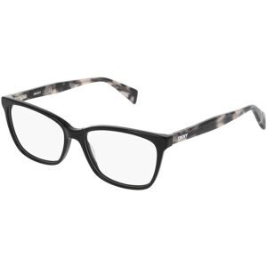 Marchon Germany GmbH DKNY DK5097 Damen-Brille inkl. Gläser Vollrand Eckig Acetat-Gestell 53/15/140, Schwarz
