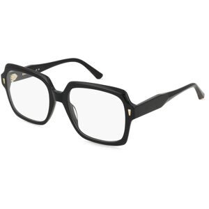 Mondottica Deutschland GmbH Sandro 2049 Unisex-Brille inkl. Gläser Vollrand Quadratisch Acetat-Gestell 54/19/140, Schwarz