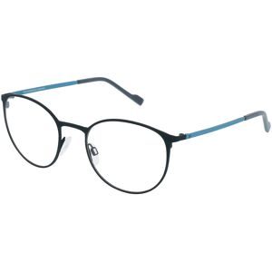 Eschenbach Optik GmbH Titanflex 820936 Herren-Brille inkl. Gläser Vollrand Panto Titan-Gestell 52/20/145, Blau