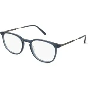 Billion Excel Optical Manufactory Co. Ltd. Fielmann BE 008 FA Herren-Brille inkl. Gläser Vollrand Panto Acetat-Gestell 52/21/150, Grau