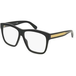 Thélios Stella McCartney SC50045I Damen-Brille inkl. Gläser Vollrand Quadratisch Kunststoff-Gestell 57/13/140, Schwarz