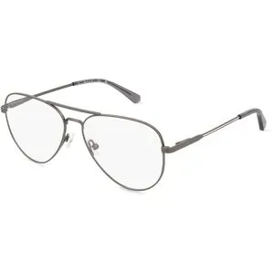 Marcolin Deutschland GmbH Gant GA3289 Unisex-Brille inkl. Gläser Vollrand Pilot Metall-Gestell 55/14/145, Grau