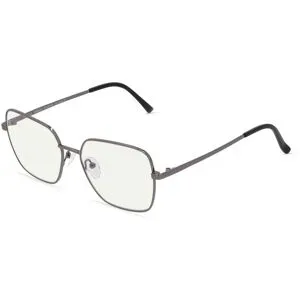 Wenzhou Bada Optical Co. , LTD Fielmann BD 480 BL Damen-Blaulichtfilterbrille ohne Sehstärke Vollrand Quadratisch Edelstahl-Gestell, Grau