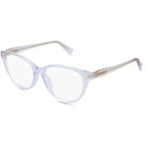 Luxottica Fashion Brillen Vertriebs GmbH Ralph Lauren RA7198U Damen-Brille inkl. Gläser Vollrand Butterfly Acetat-Gestell 53/16/145, Transparent