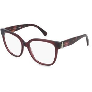 Marchon Germany GmbH Longchamp LO2745 N Damen-Brille inkl. Gläser Vollrand Eckig Acetat-Gestell 54/17/140, Rot